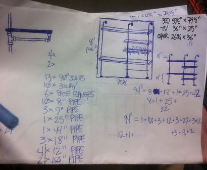 Comment construire une unité de mur de tuyaux de plomberie étagères facile bricolage