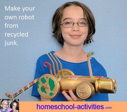 Comment construire un robot artisanat amusant pour les enfants