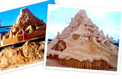 Comment construire une sculpture de sable - Événements Sandstorm