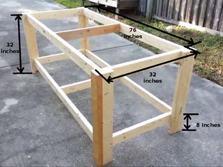 Comment construire un solide Workbench 5 étapes à peu de frais (avec photos)