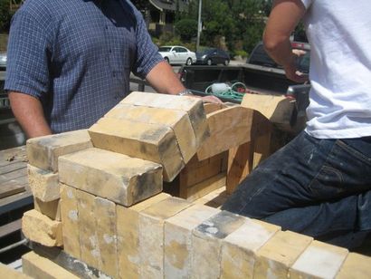 Comment construire une brique Pizza-feu de bois temporaire Four avec bon marché, facile à trouver du matériel de 10 étapes