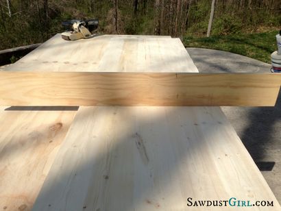 Comment construire un comptoir en bois - Sawdust Girl®