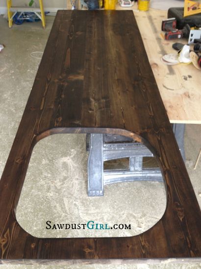 Comment construire un comptoir en bois - Sawdust Girl®