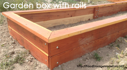 Wie ein Holzgarten Box, Nahrungsmittelspeicher Made Easy to Build