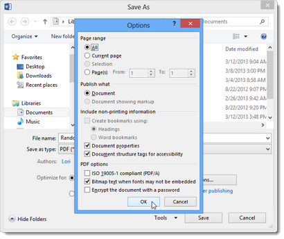 Comment convertir un fichier texte à partir de PDF dans un format éditable Word 2013 document