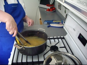 Wie kochen Pasta beginnen Kochen