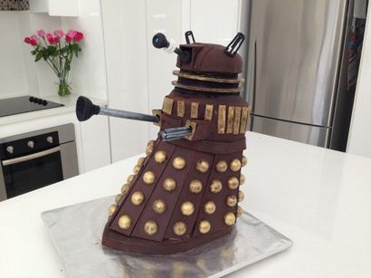 HowToCookThat gâteaux, Dessert - chocolat, Doctor Who Dalek gâteau Dr Who - HowToCookThat gâteaux,