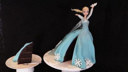 HowToCookThat gâteaux, Dessert - Chocolat, Elsa Frozen gâteau - HowToCookThat gâteaux, Dessert -