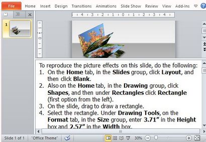 Comment faire pour créer une image 3D Flip Book dans PowerPoint