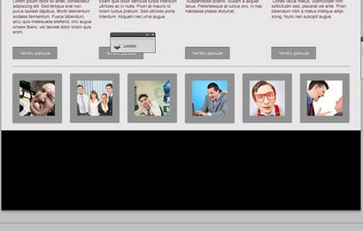 Comment faire pour créer une mise en page du site propre dans Photoshop, la mise en page Web
