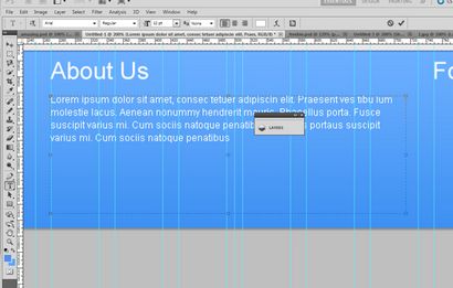 So erstellen Sie eine saubere Website Layout in Photoshop, Web-Layout