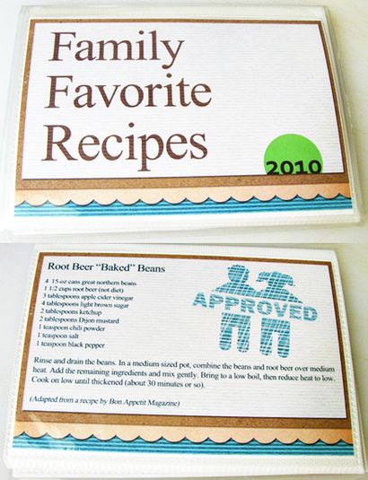 Comment créer un livre de recettes à partir d'un 4 × 6 Album photos - Accueil Souvenirs de cuisine