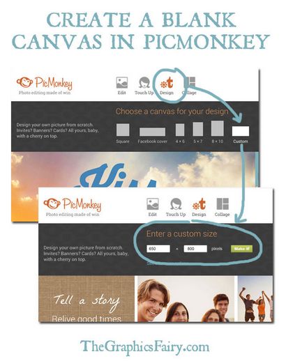 Comment créer un collage numérique avec PicMonkey! Graphiques féeriques