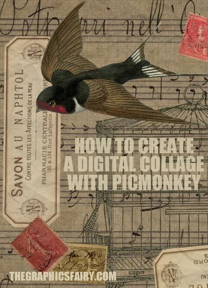 Comment créer un collage numérique avec PicMonkey! Graphiques féeriques