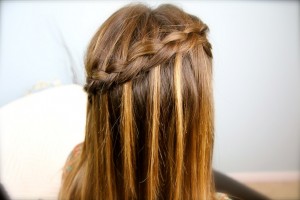 So erstellen Sie eine DIY Dutch Wasserfall Braid, nette Geflochtene Frisuren, nette Mädchen-Frisuren