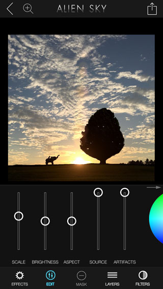 Comment faire pour créer une Fantaisie-Edit Silhouette iPhone photo