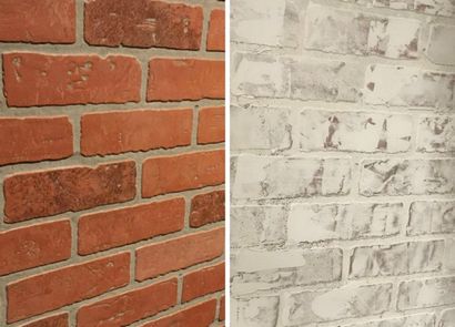Comment faire pour créer un mur de briques Faux avec le panneautage, Mur de briques apparentes