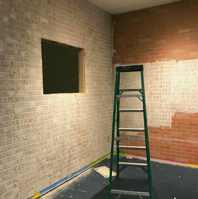 Comment faire pour créer un mur de briques Faux avec le panneautage, Mur de briques apparentes