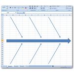 Comment créer un diagramme Fishbone dans Microsoft Excel 2007