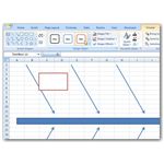 Comment créer un diagramme Fishbone dans Microsoft Excel 2007