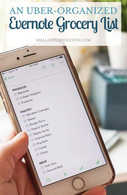 So erstellen Sie eine Einkaufsliste Evernote (A Digitale Liste Solution)