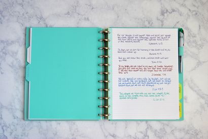Wie ein Gebet Journal Notebook erstellen - Sparkles von Sonnenschein