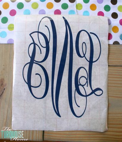 So erstellen Sie eine einfache Vinyl-Monogramm Silhouette Tutorial