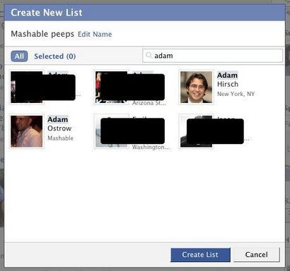 Comment faire pour créer des listes sur Facebook Friend