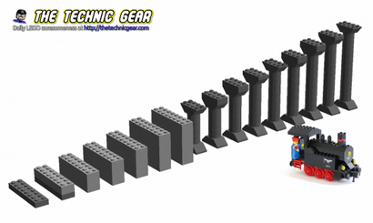 Erstellen HOWTO LEGO Zug neigt - LEGO Bewertungen - Videos