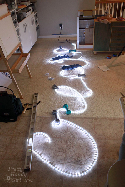 So erstellen Sie Seil-Licht Wort Wall Art