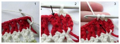 Comment Crochet Treble Point de croix (K-point) - Regardez ce que j'ai fait