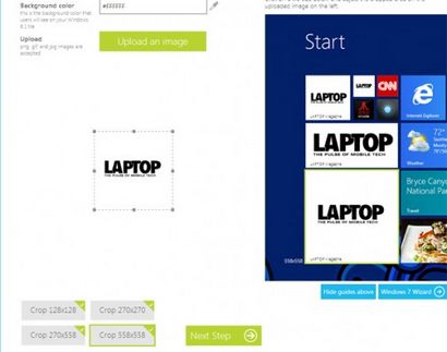 Wie Sie Ihre Website anpassen - s Live Tile für Windows 8