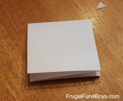 Wie zu schneiden und falten ehrfürchtig Papier Schneeflocken - Frugal Fun für Jungen und Mädchen