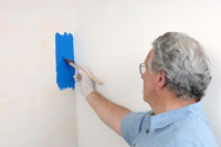 Comment couper des bords d'un mur avec un pinceau de peinture