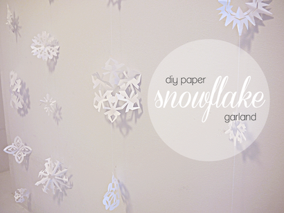 Wie man Papiersnowflake Garland DIY - elevatormusik