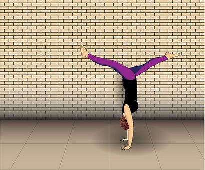 Wie ein Backbend Kickover in Gymnastik zu tun