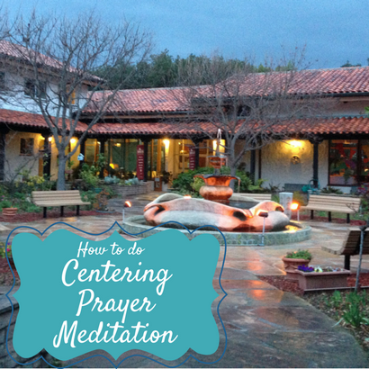 Wie ein Zentrieren Gebet Meditation zu tun