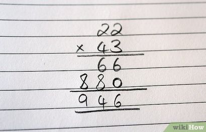 Comment faire à deux chiffres 5 étapes de multiplication (avec des images)