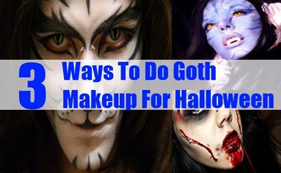 Comment faire le maquillage pour Halloween Goth - façons de faire le maquillage pour Halloween Goth, Bash Coin