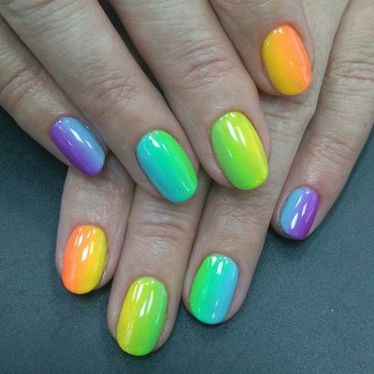 Comment faire Gradient Nails Tutorial Meilleur 2017, LadyLife