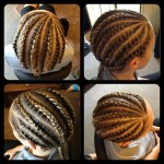 How to do Cornrows halben Kopf