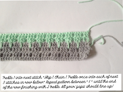 How to do larksfoot häkeln Stich