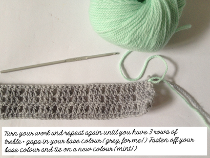 How to do larksfoot häkeln Stich