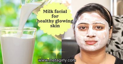 Wie zu tun MILK Facial, Natural Home Facial - Meta Girly