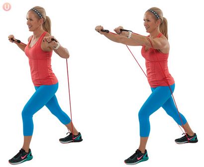 How To Resistance Band Chest Press Sie
