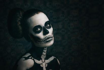 Wie die besten Skelett Make-up zu tun, je - Schönheit Hacked