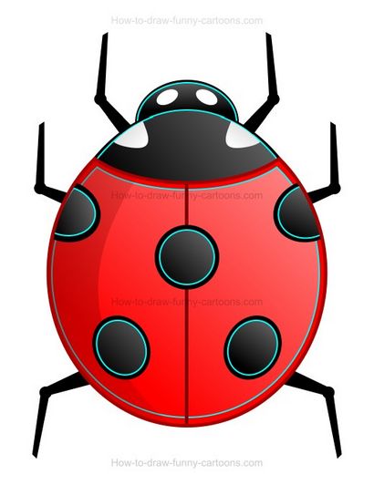 Comment dessiner une coccinelle de bande dessinée