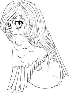 Comment dessiner un Chibi Angel, étape par étape, Chibis, Draw Chibi, Anime, dessiner Anime japonais, Draw