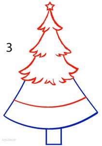 Comment dessiner un arbre de Noël (étape par étape Photos), Cool2bKids