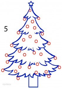 Wie zeichnet man einen Weihnachtsbaum (Schritt für Schritt Bilder), Cool2bKids